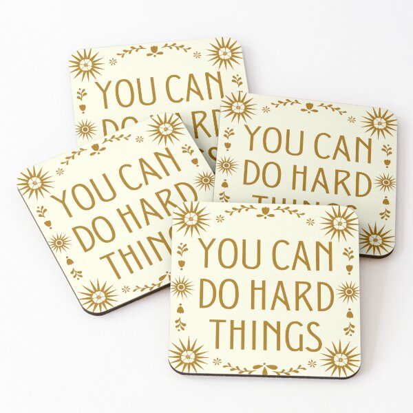 Item preview, You Can Do Hard Things designed and sold by youcancomehere.