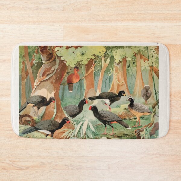 Item preview, Birds of the Amazon Album de aves amazonicas Emil Goldi 1906 025 Mutums Urumutum designed and sold by WetdryvacRB01.