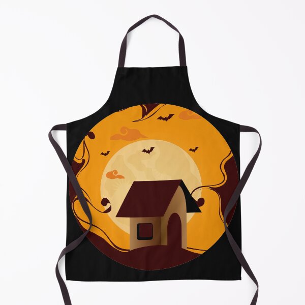Artikelvorschau, Ein Geisterhaus. Altes Spukhaus, Halloween-Design mit schwarzem Hintergrund. entworfen und verkauft von 2AcesDesign.