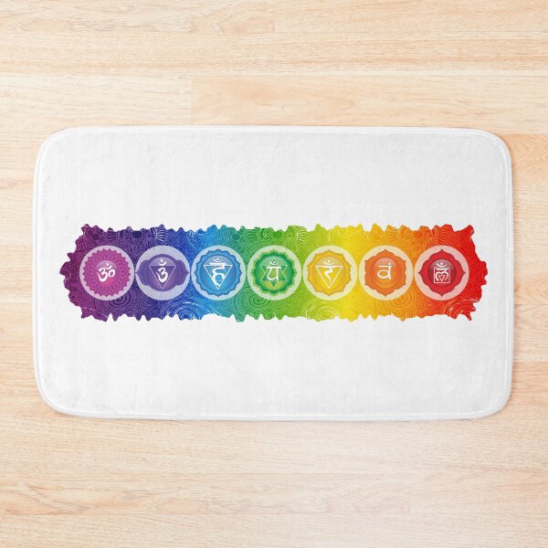 Item preview, 7 Chakra Symbols - 63 HRWBG designed and sold by chakraplaza.