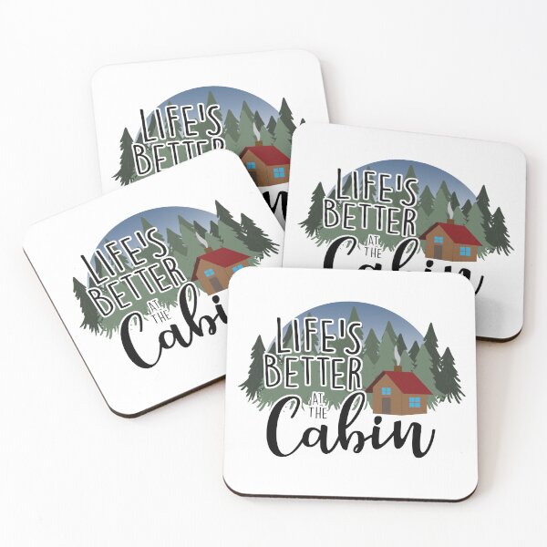 Item preview, Life's Better at the Cabin designed and sold by Ostrich Nest.