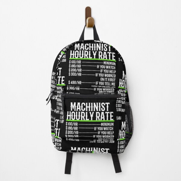 Item preview, Machinist Hourly Rate designed and sold by TeesYouWant.
