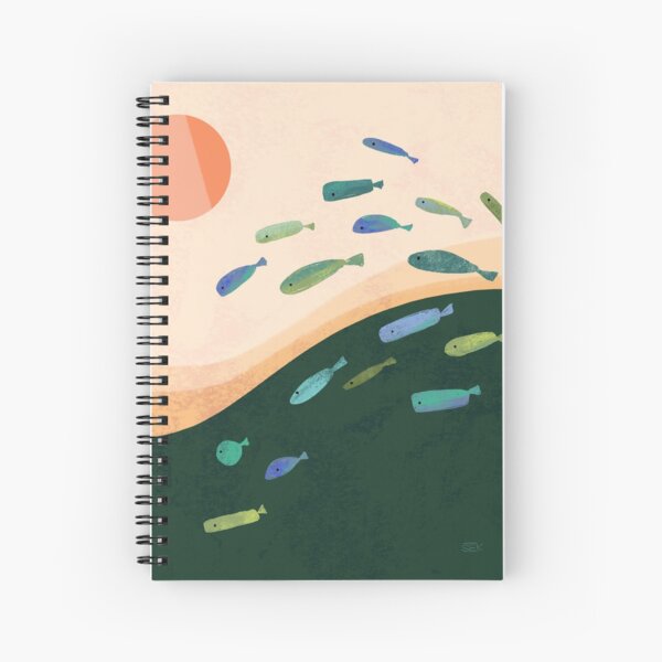 Flying Fish Spiral Notebook