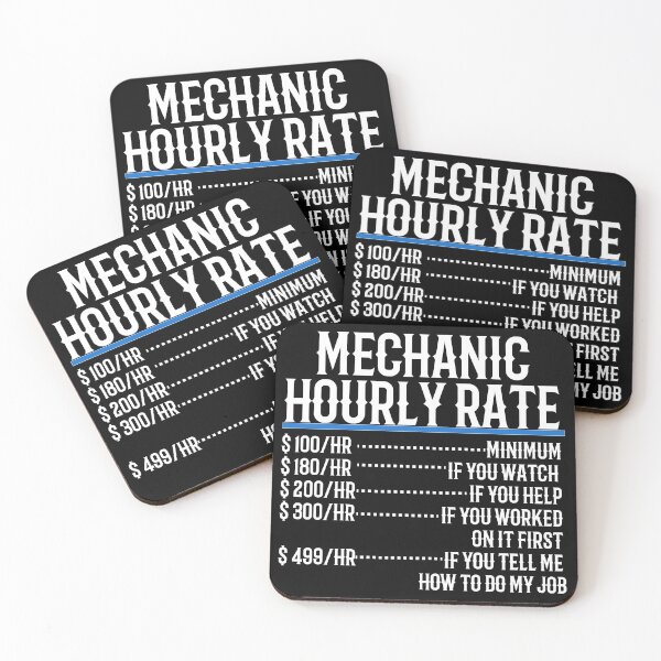 Item preview, Mechanic Hourly Rate designed and sold by TeesYouWant.