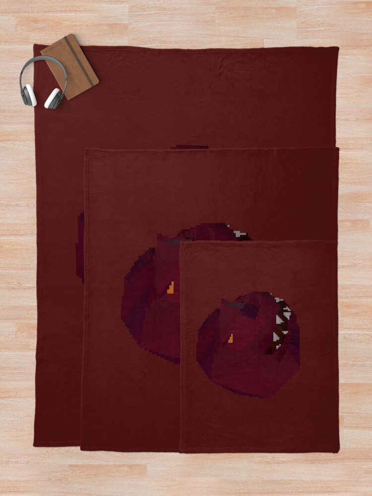 "OSRS TzRek Jad pet Chathead" Throw Blanket for Sale by Tippen Redbubble