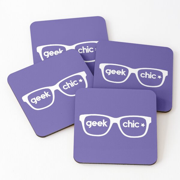 Artikelvorschau, Geek Chic Nerdy Brille Lila Blau entworfen und verkauft von VicEllisArt.