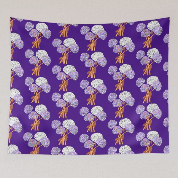 Item preview, Pom Pom Flowered Bouquet Lavender designed and sold by HappigalArt.