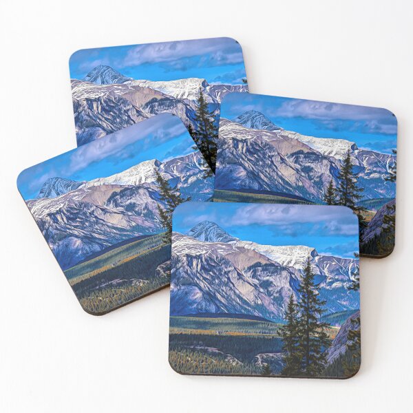 Item preview, Canadian Rockies illustration designed and sold by CanadianWild418.