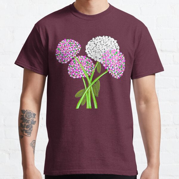 Pom Pom Flowered Bouquet Pink Classic T-Shirt