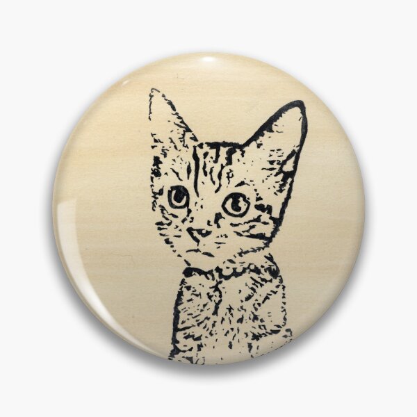 Item preview, Timid Tan Kitten designed and sold by INKconceivable.