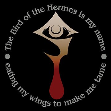 The Bird of the Hermes&quot; Poster for Sale by CloakAndDaggers | Redbubble