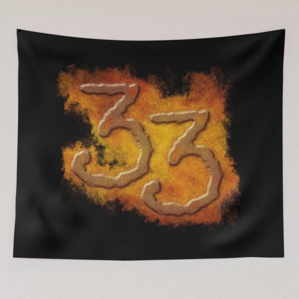 Item preview, Number 33 in grunge style designed and sold by tuzlay.