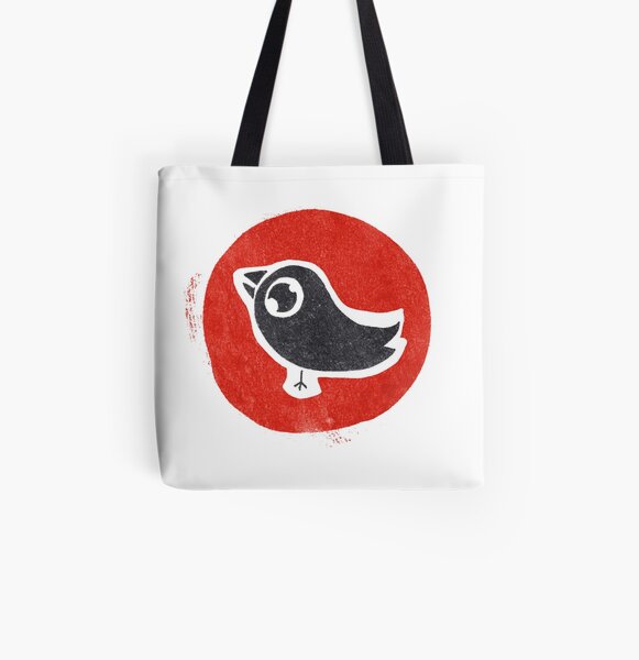 bird print All Over Print Tote Bag