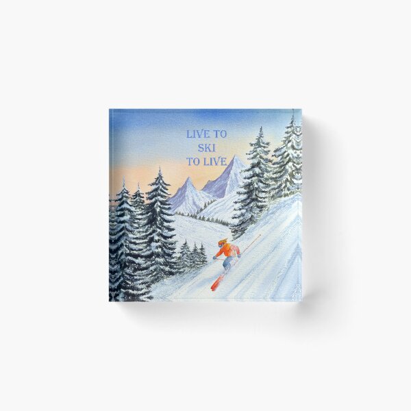 Item preview, LIVE TO SKI TO LIVE - The Clear Lady Leader designed and sold by William Holkham.