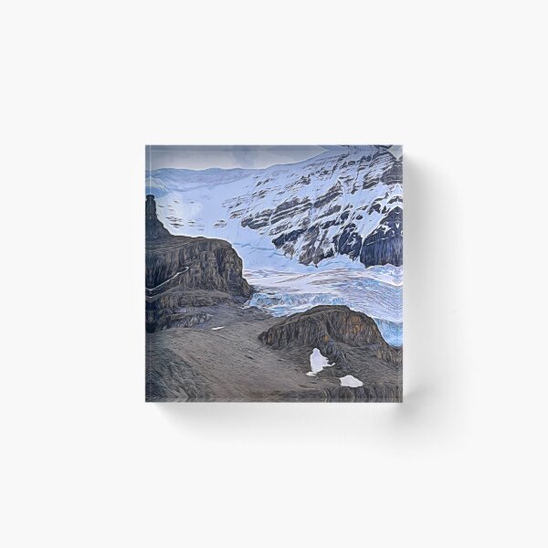Item preview, Receding glacier illustration designed and sold by CanadianWild418.