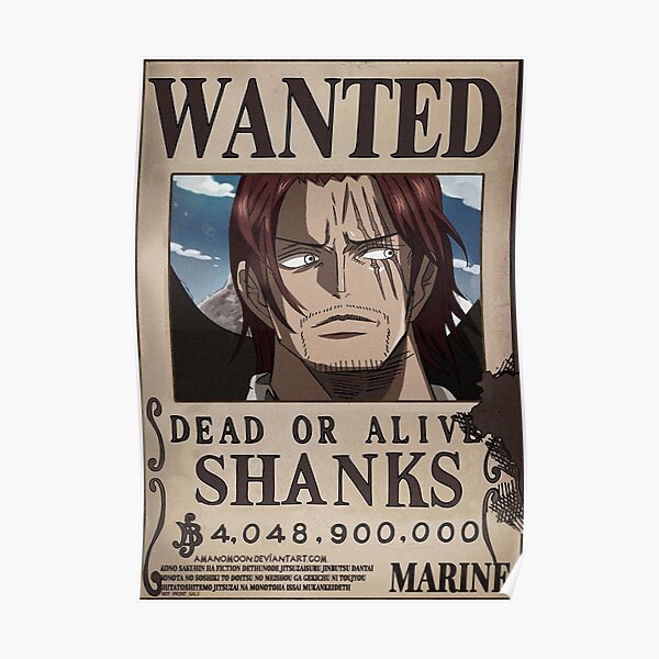 One Piece Wanted Posters Redbubble