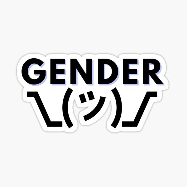 Item preview, Gender Shrug designed and sold by Este Amane.
