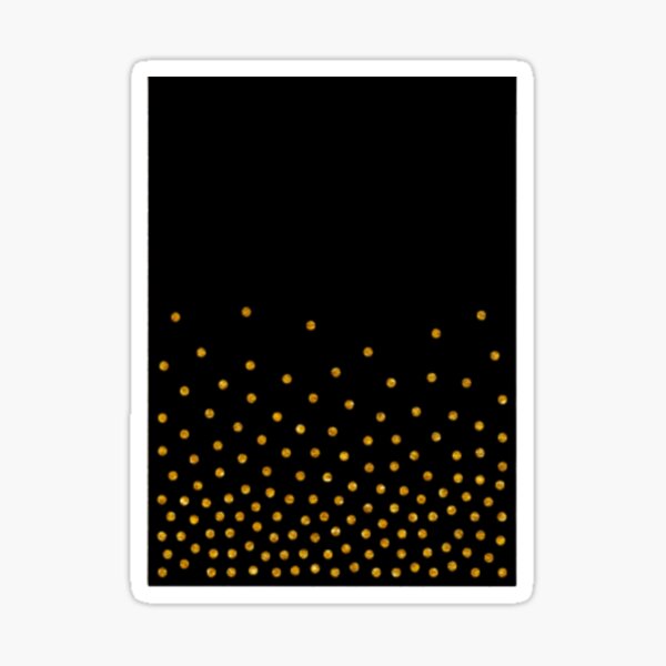 "gold dots" Sticker by UNApologetical Redbubble