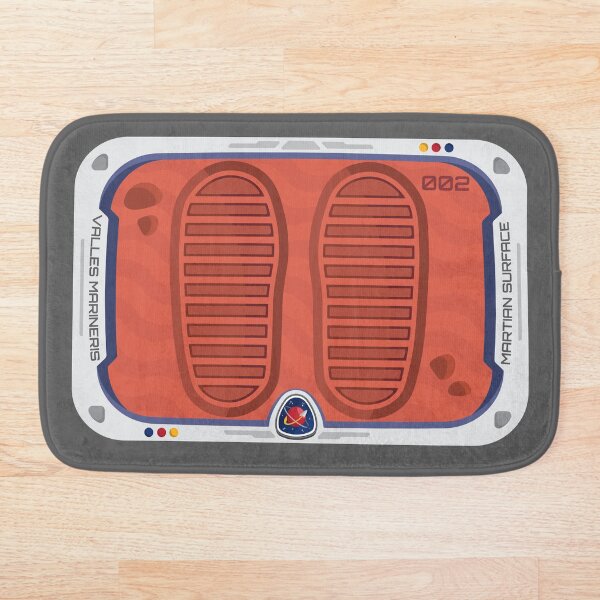 Mars Landing Bath Mat