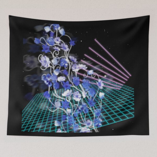 Item preview, NeonXNoir Floral designed and sold by Adrian Paladini.