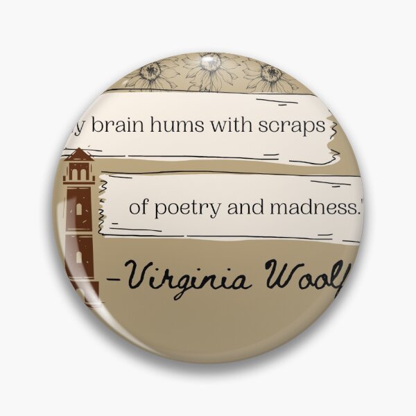 Item preview, Virginia Woolf sticker designed and sold by Miranda Williams.