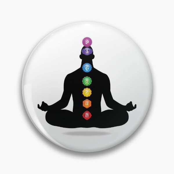 Item preview, 7 Chakra Male Silhouette - 65 WBG designed and sold by chakraplaza.