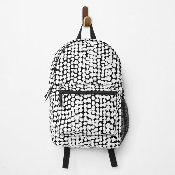 Item preview, Blotchy Spots Pattern 170820 - White on Black designed and sold by Artberry.