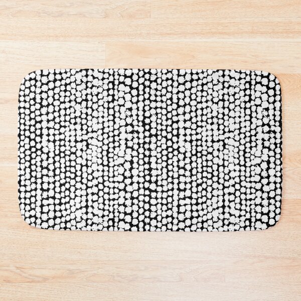 Item preview, Blotchy Spots Pattern 170820 - White on Black designed and sold by Artberry.