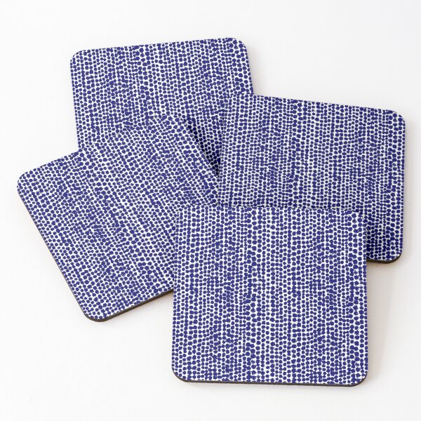 Item preview, Blotchy Spots Pattern 170820 - Dark Blue on White designed and sold by Artberry.