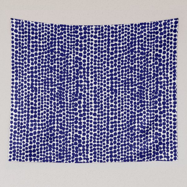 Item preview, Blotchy Spots Pattern 170820 - Dark Blue on White designed and sold by Artberry.