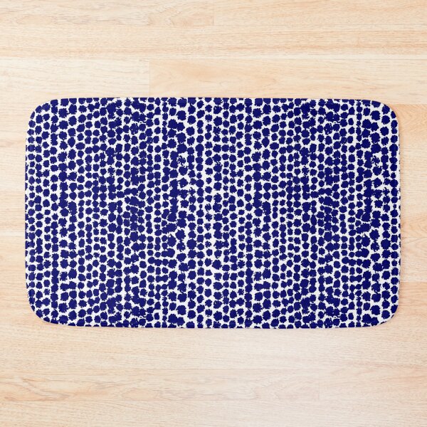 Item preview, Blotchy Spots Pattern 170820 - Dark Blue on White designed and sold by Artberry.