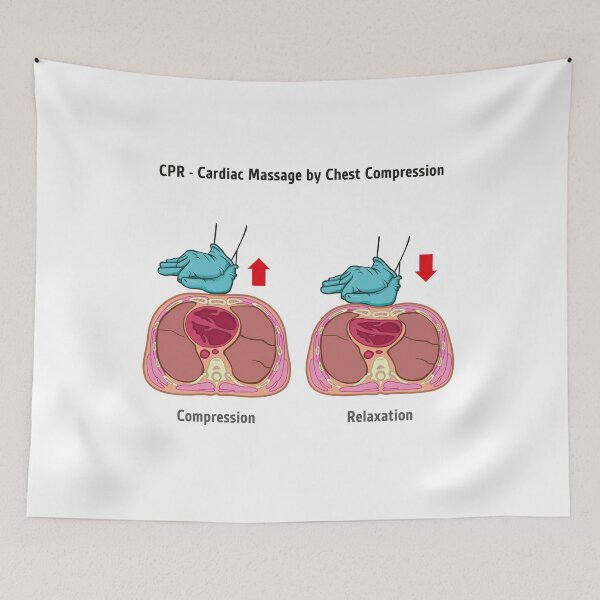Item preview, First Aid Resuscitation (CPR), chest compression chest massage for resuscitation. Ideal for training material, catalogs and institutional designed and sold by LucianoCosmo.