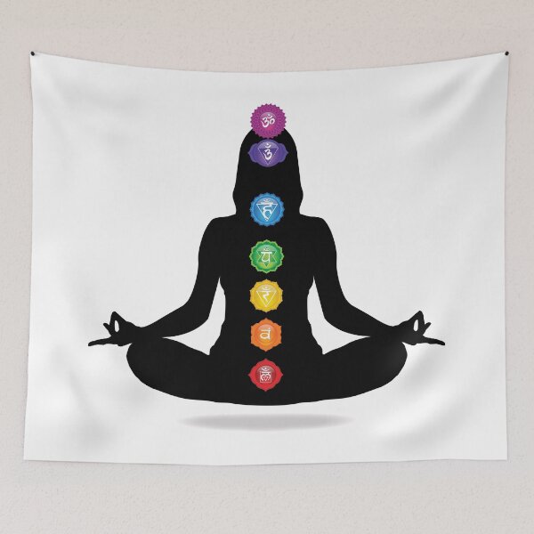 Item preview, 7 Chakra Female Silhouette - 66 WBG designed and sold by chakraplaza.
