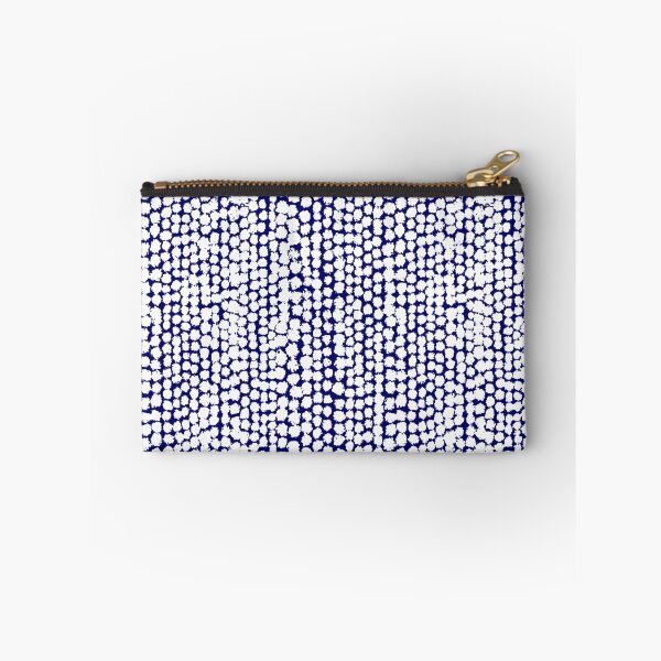 Item preview, Blotchy Spots Pattern 170820 - White on Dark Blue designed and sold by Artberry.