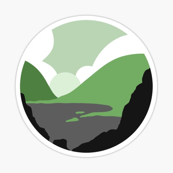 "subtle" aromantic flag Sticker