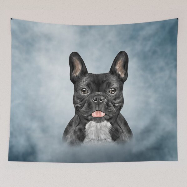 Item preview, Drawing dog French Bulldog designed and sold by bonidog.