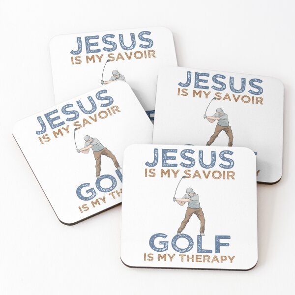 Item preview, Jesus is My Savior Golf is My Therapy Gifts Golf Lover Funny  designed and sold by Noahlaz.