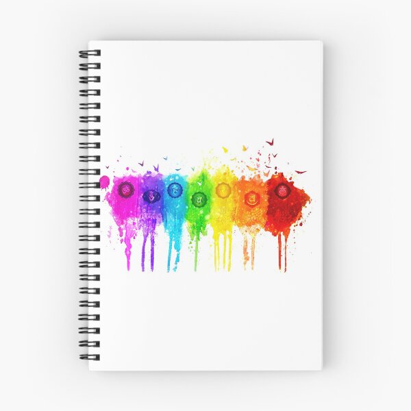 Item preview, 7 Chakra Watercolors With Symbols - HWBG designed and sold by chakraplaza.