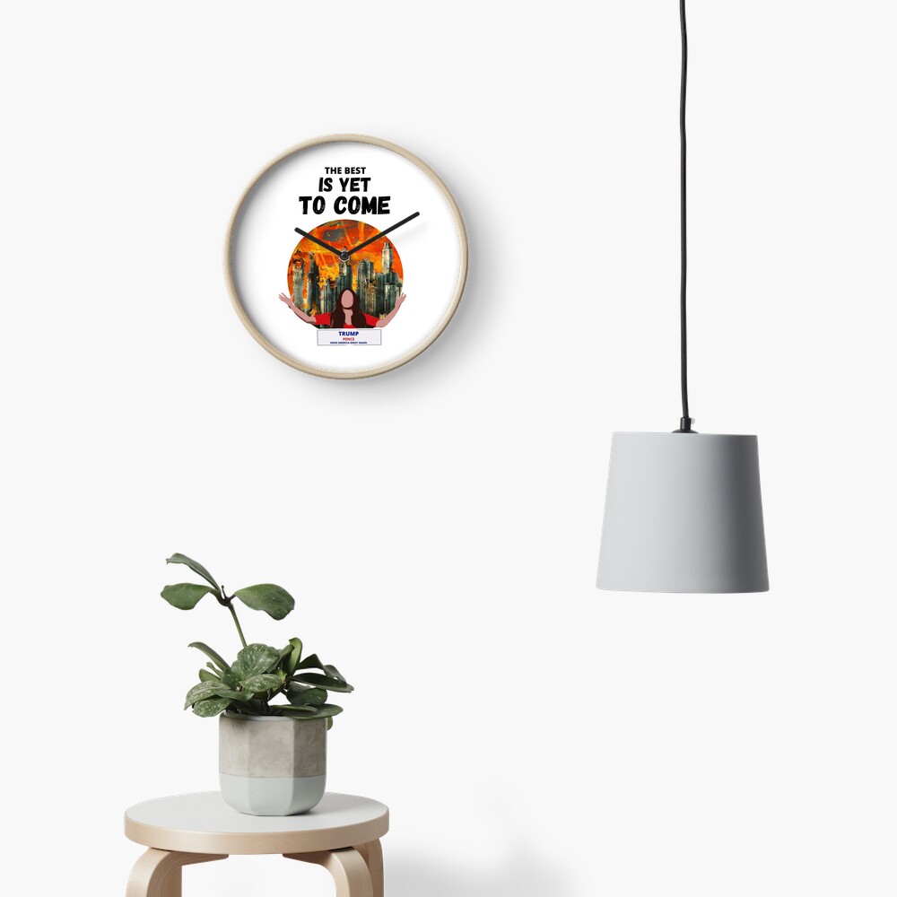 "The Best Is Yet To Come, Kimberly Guilfoyle, RNC 2020" Clock for Sale by sherwinc Redbubble