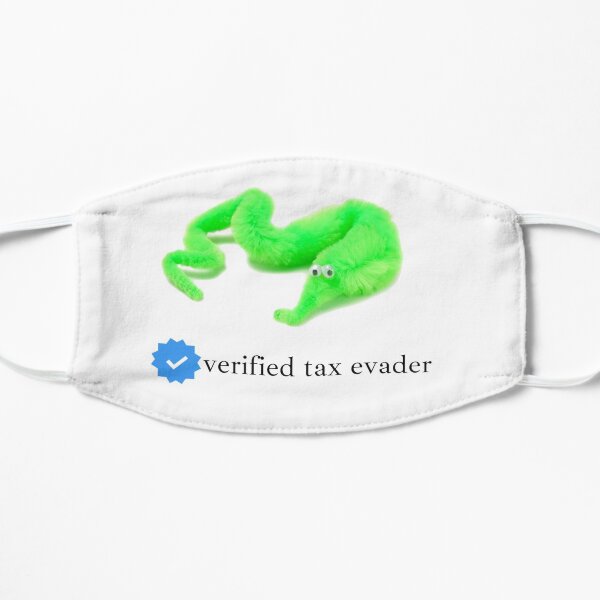 Verified tax evader worm on a string mask Flat Mask