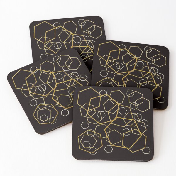 Item preview, Gold hexagons designed and sold by UNApologetical.