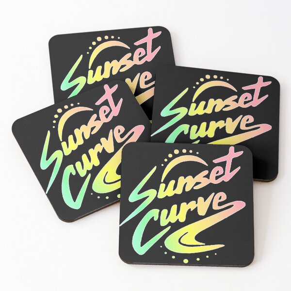 Artikelvorschau, Sunset Curve Logo White Outline entworfen und verkauft von carrierose.