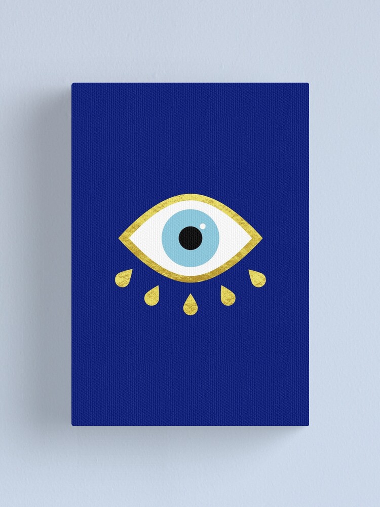 Lienzo «Talismán Ojo Turco Azul Mágico» de MariCG | Redbubble Lienzo «Talismán Ojo Turco Azul Mágico» de MariCG | Redbubble