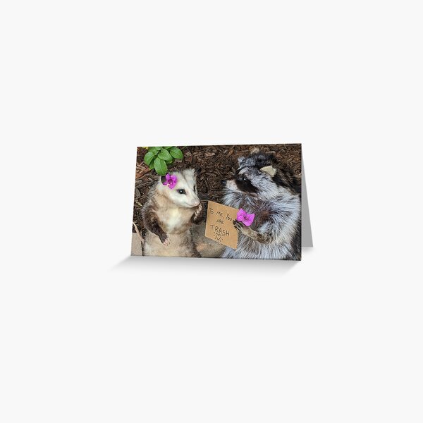 To Me, You Are Trash Greeting Card