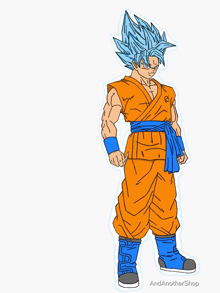 Goku Super Saiyan God Drawing - Goku Super Saiyan Blue Png,Dbz Transparent  - free transparent png images - pngaaa.com