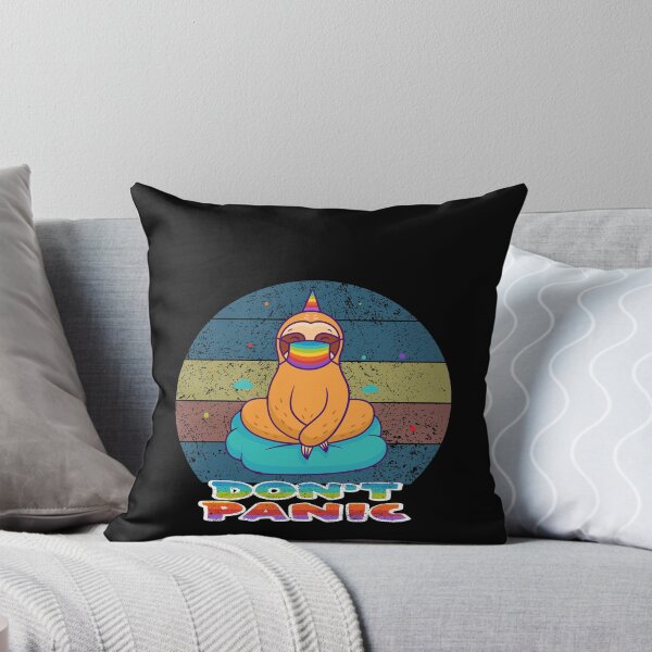 Item preview, sloth mask, don't panic! designed and sold by reedbull.