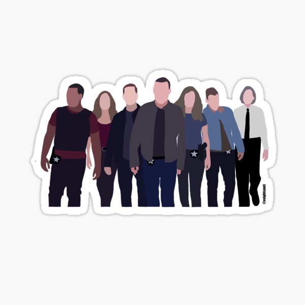 Chicago PD cast Sticker