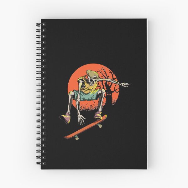 Item preview, Skeleton Skater In Halloween With Skateboard designed and sold by AxzoGerman.