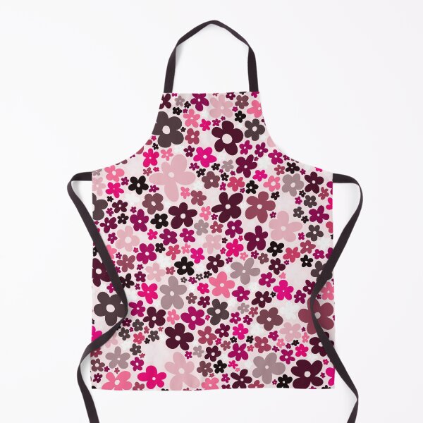 Item preview, pink simple flowers pattern designed and sold by alyskadraws.