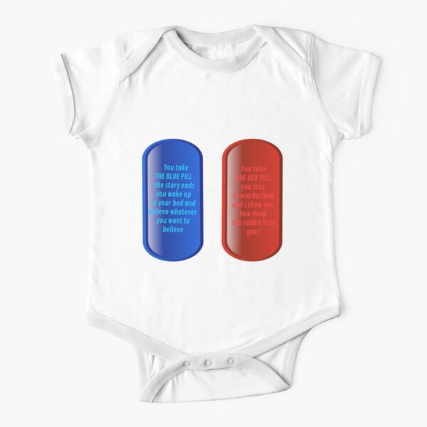 Morpheus Blue Or Red Pill The Matrix Baby One Piece By Sweetlord Redbubble